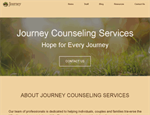 Tablet Screenshot of journeycounselingservices.com